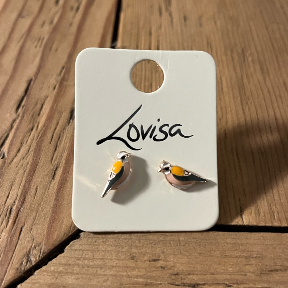 Bird Stud Earrings
